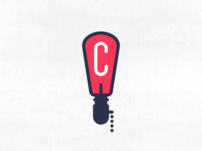 88款灯泡主题元素的logo设计