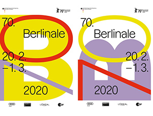 2020年第七十届柏林国际电影节主视觉海报设计素材中国网精选
