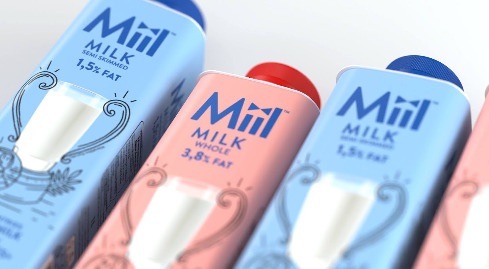 Miil乳制品包装设计