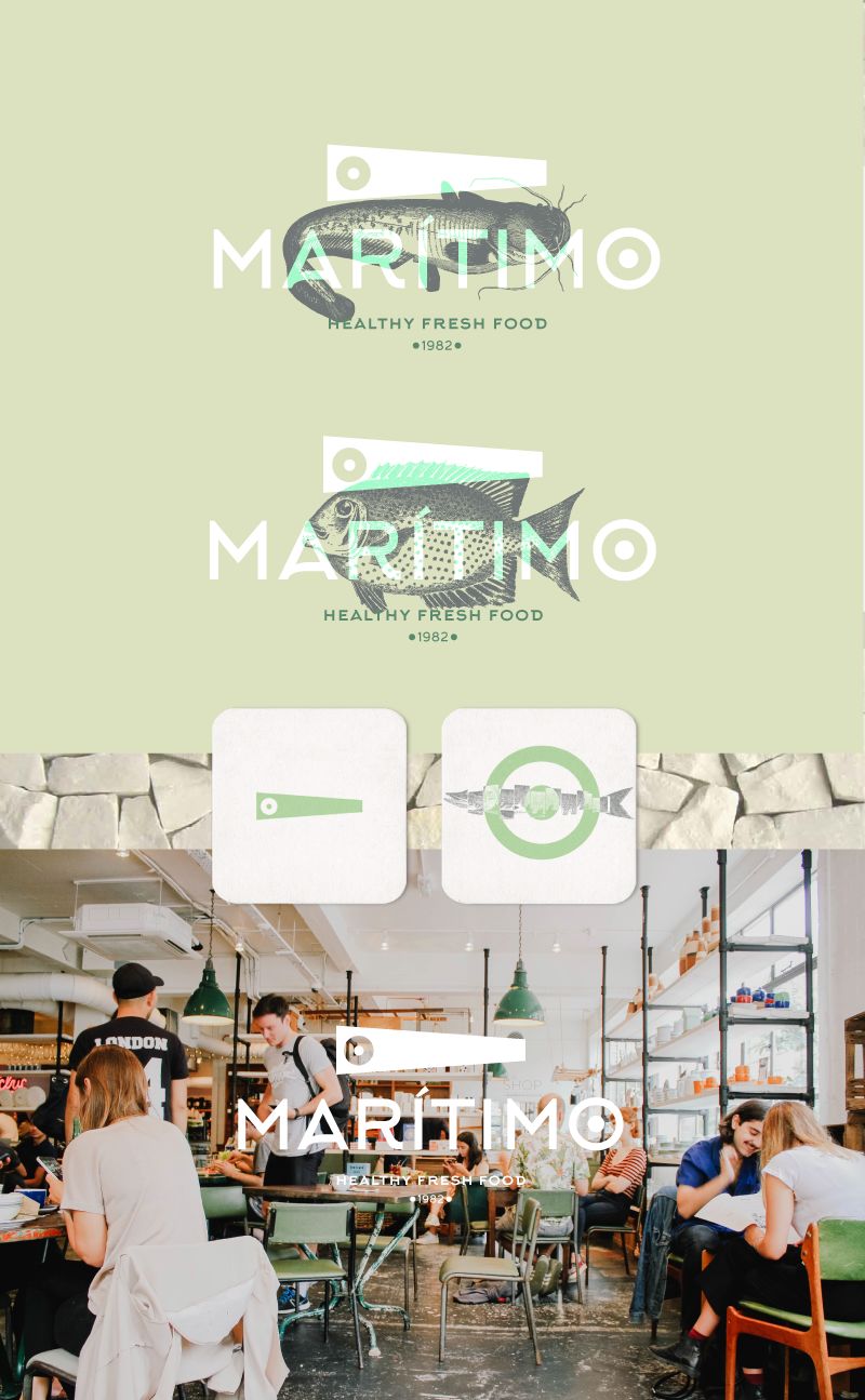 清新自然的淡绿 圣保罗Marítimo鱼市场品牌形象