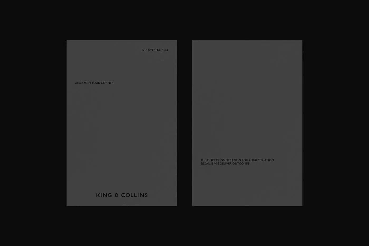 律师事务所King＆Collins品牌视觉设计