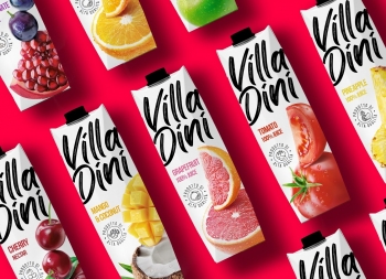 Villa Dini果汁包装设计16设计网精选