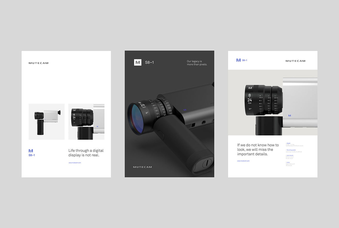 Mutecam S8–1摄像机品牌和包装设计