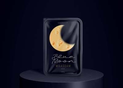 Blue Moon芝士奶酪包装设计素材中国网精选