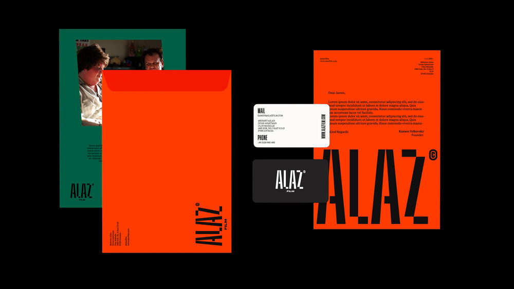 Alaz电影制作公司品牌VI设计