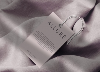 简约柔软的触感！Allurē服装品牌VI设计16设计网精选
