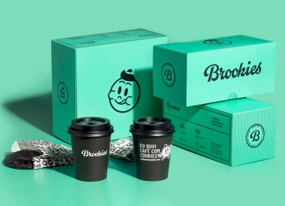 Brookies曲奇饼干包装设计素材中国网精选
