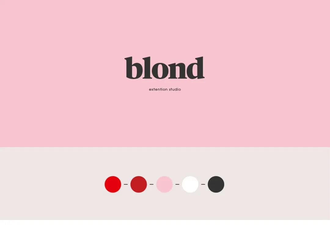 头发护理品牌Blond Studio视觉形象设计
