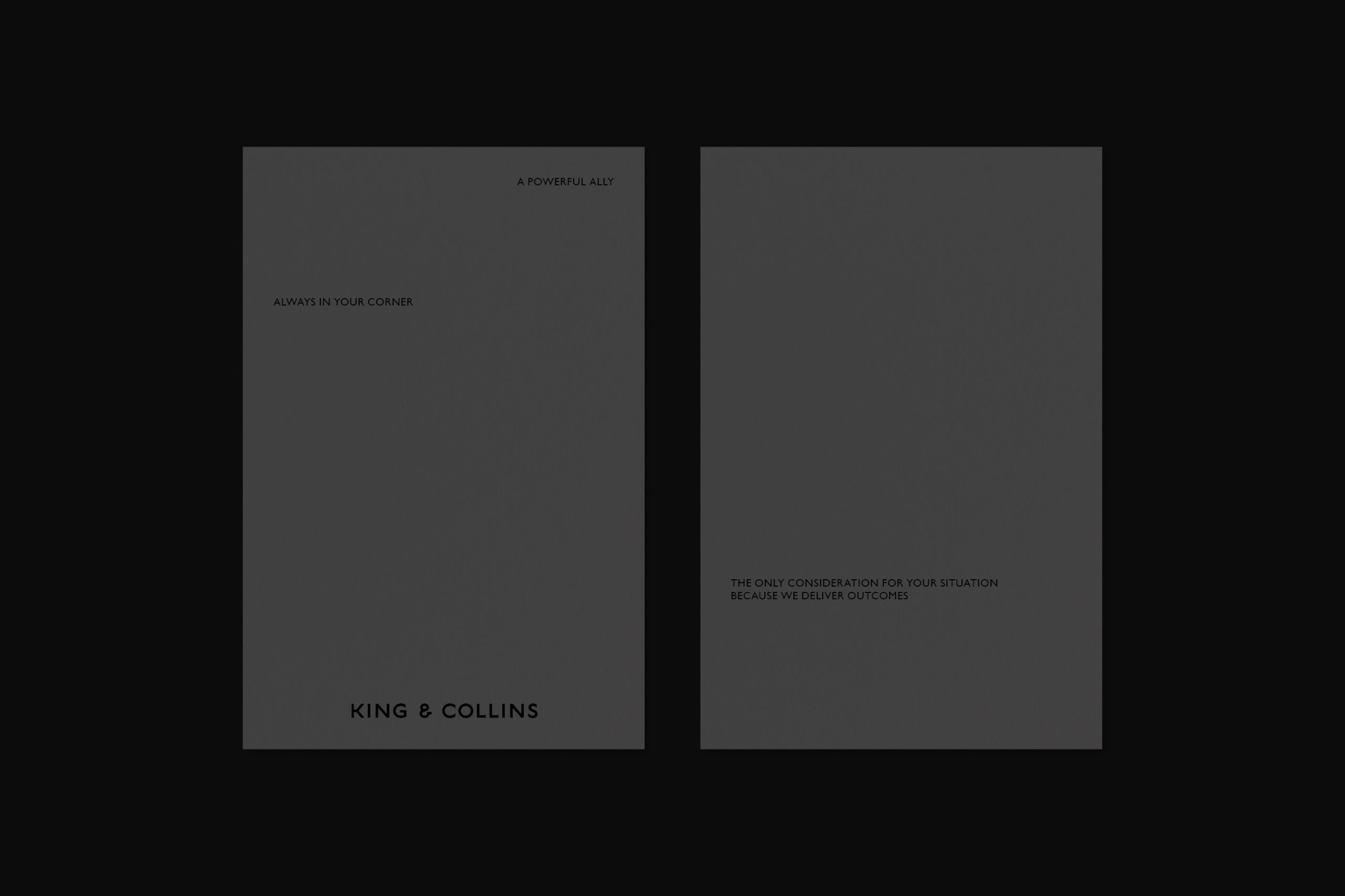 King & Collins律师事务所品牌形象设计