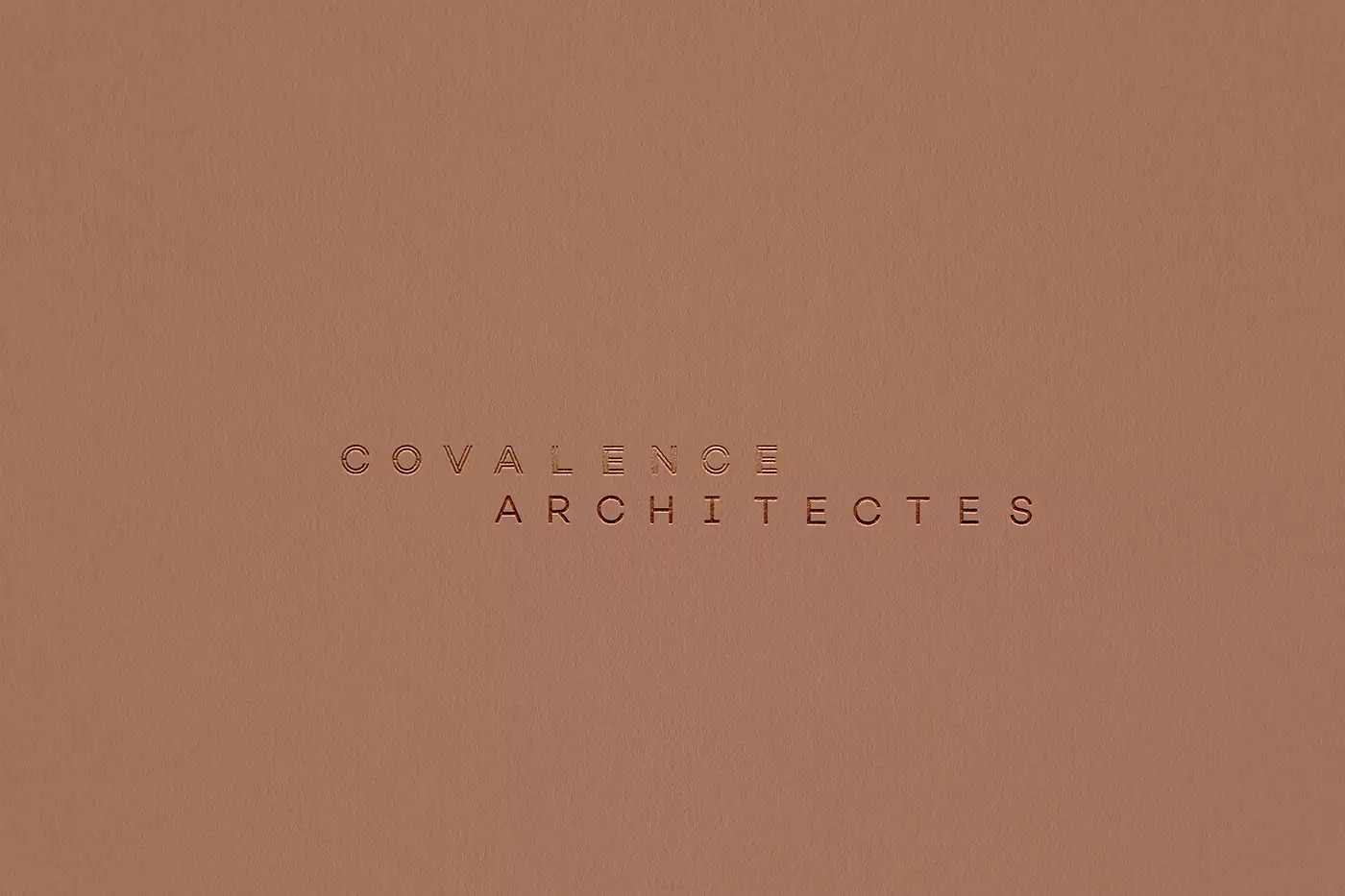 Covalence Architectes建筑事务所品牌视觉设计