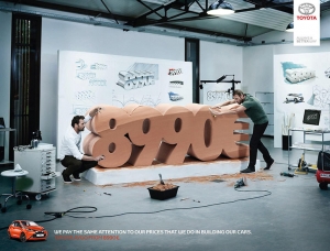 Toyota丰田汽车创意平面广告设计普贤居素材网精选