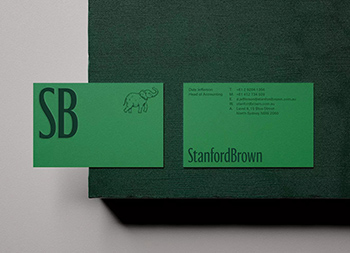 Stanford Brown财务公司品牌视觉设计16图库网精选