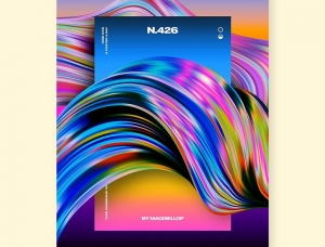 炫目的色彩世界 Magdiel Lopez海报设计作品16图库网精选