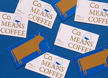 Co. Means Coffee咖啡馆品牌设计素材中国网精选