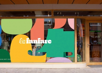 Le Fanfare儿童服装概念店品牌形象设计素材中国网精选