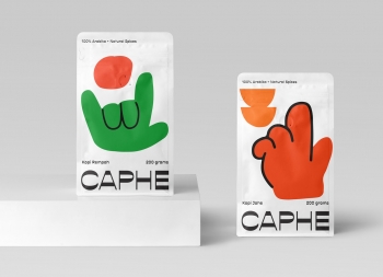Caphe咖啡包装设计16图库网精选