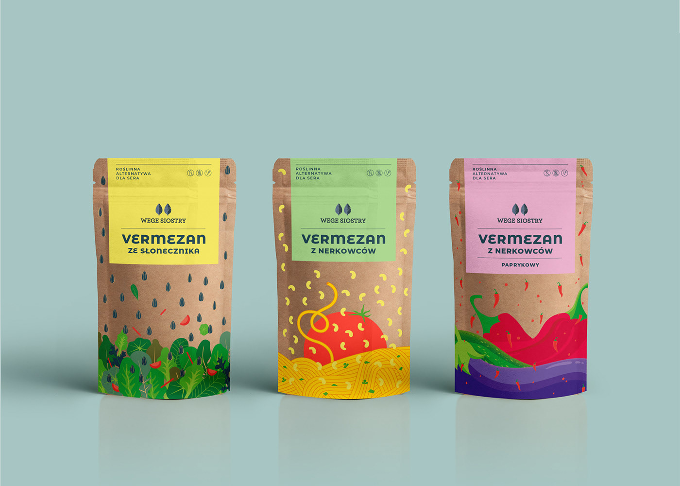 素食品牌Vege Sisters包装设计