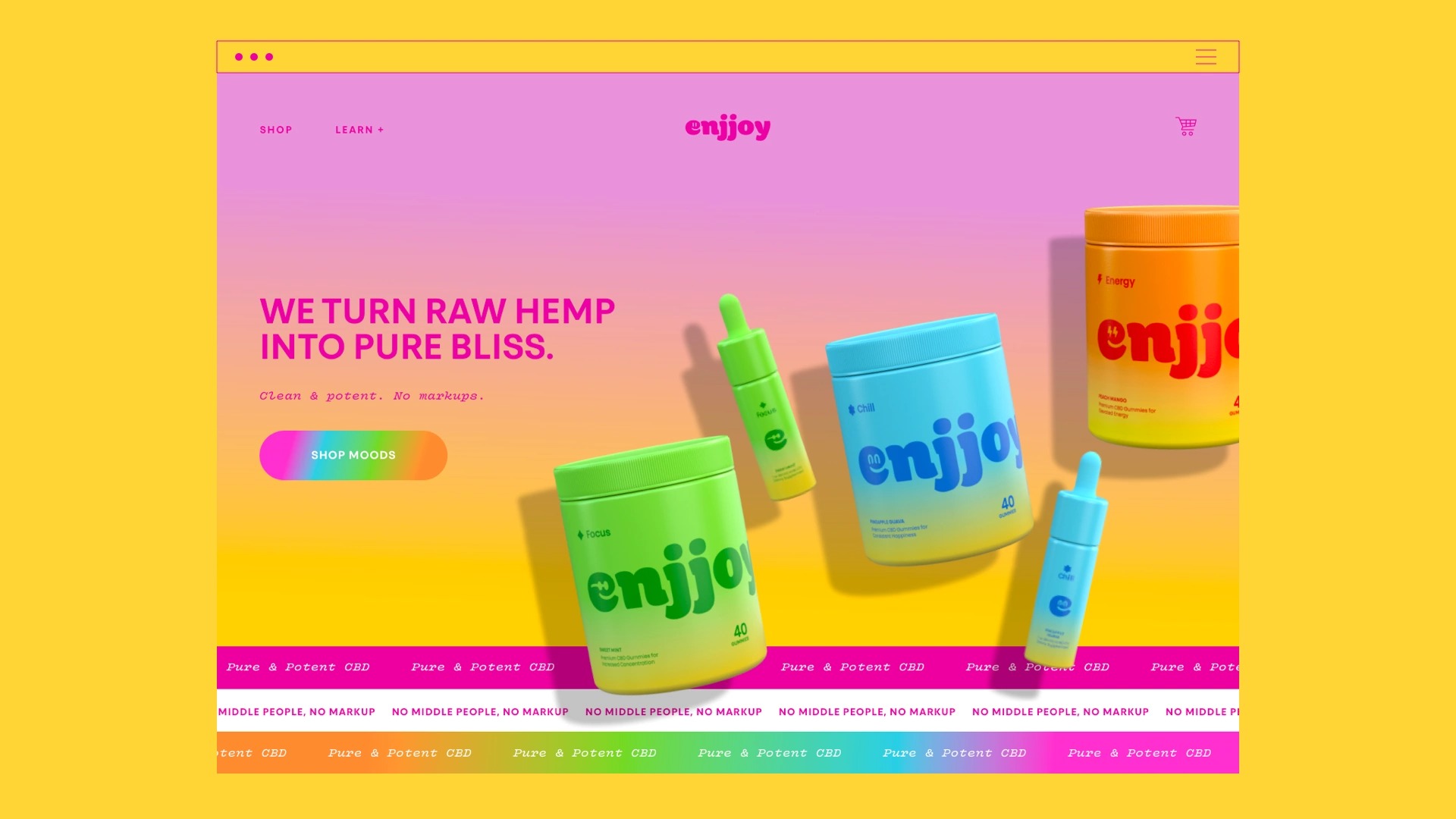 enjjoy CBD品牌包装设计