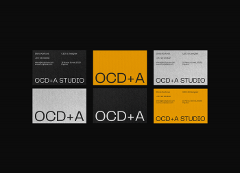 OCD + A建筑设计工作室品牌视觉设计16图库网精选