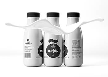 希腊Sirrako酸奶包装设计素材中国网精选