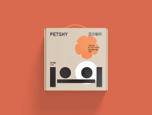 宠物用品品牌PETSHY视觉和包装设计普贤居素材网精选