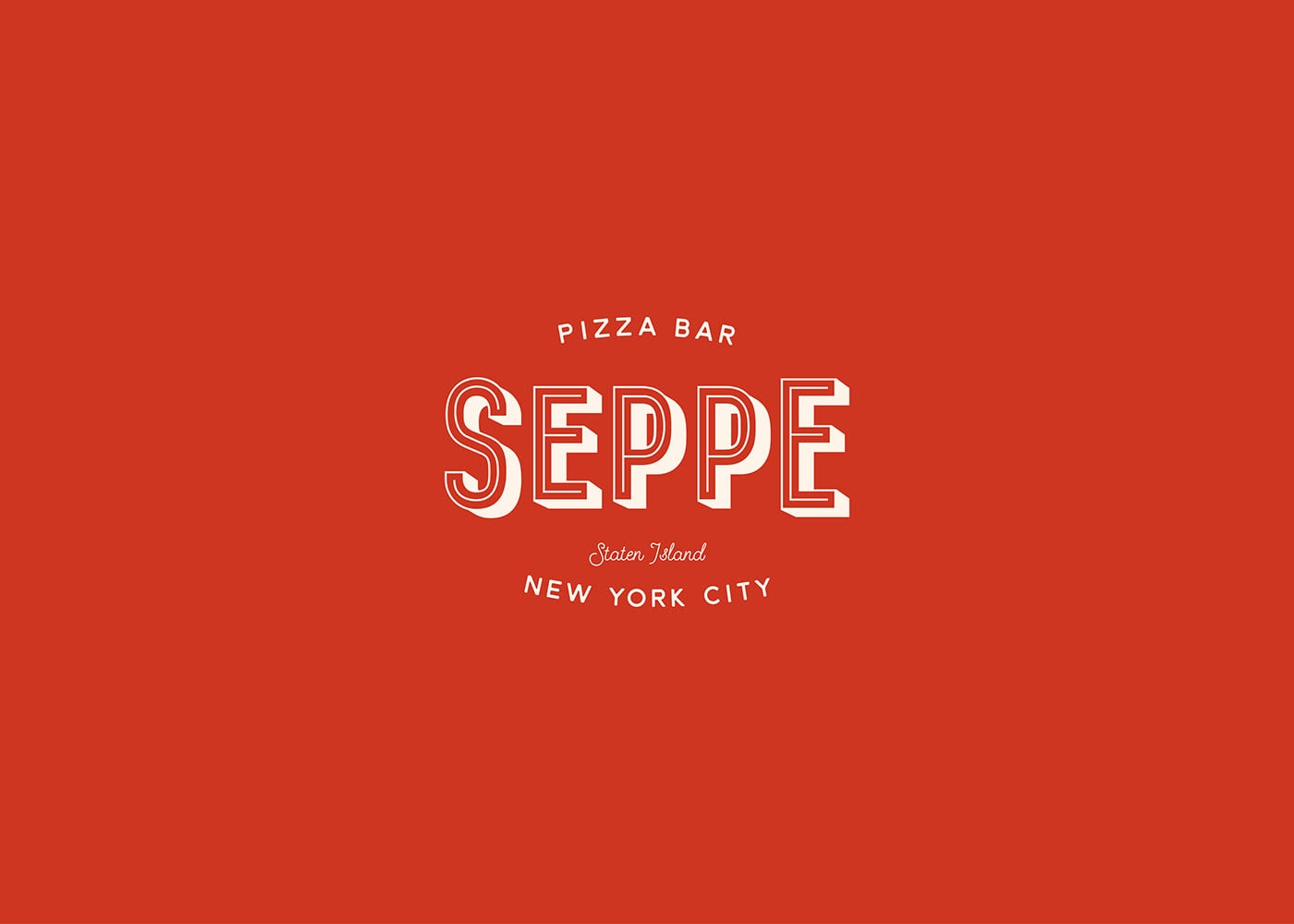 经典复古风！Seppe比萨店品牌形象设计