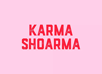 美味蔬菜饼！Karma Shoarma餐厅品牌设计普贤居素材网精选