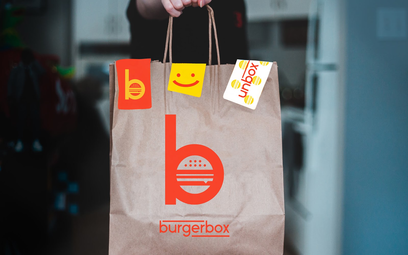 Burger Box汉堡餐厅品牌视觉设计
