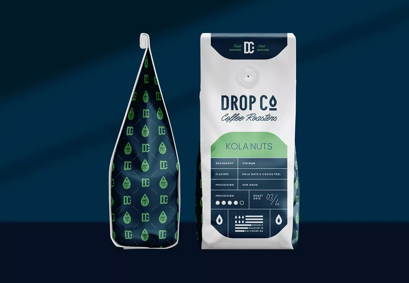 Drop Co.咖啡品牌识别设计