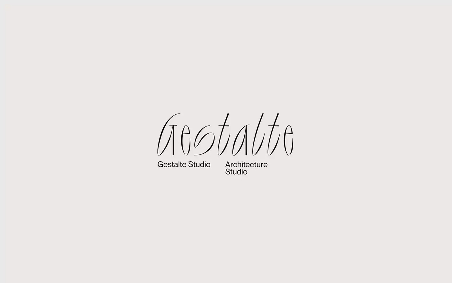 Gestalte建筑工作室品牌设计
