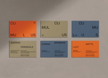 Cumulus建筑工作室品牌视觉识别设计16设计网精选