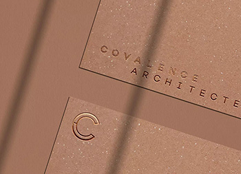 Covalence Architectes建筑事务所品牌视觉设计普贤居素材网精选