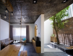 拥有室内庭院的越南简约风格住宅设计普贤居素材网精选