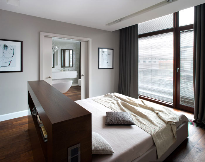 完美古典风格的250平米华沙湖岸顶层公寓