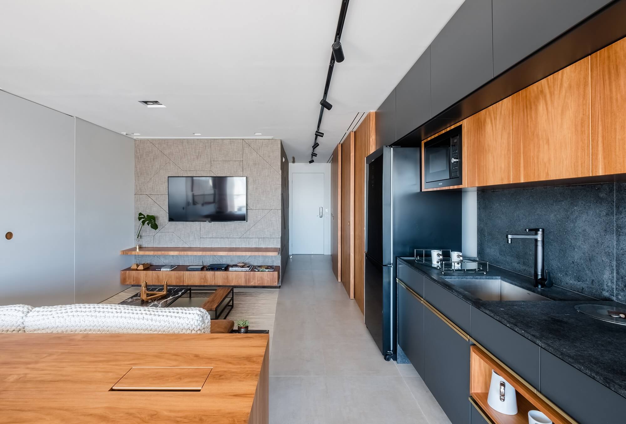 巴西70㎡现代公寓装修设计