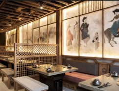 韩国传统元素融入餐厅：胡志明市K-Duck餐厅设计素材中国网精选