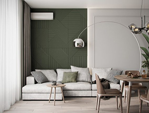 白色和绿色的家居生活空间，让人感觉清新又自然16设计网精选