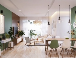斯堪的纳维亚风格现代家居装修设计普贤居素材网精选