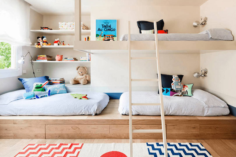 10个双层床儿童房装修设计