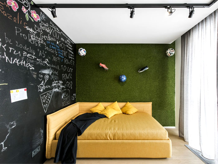 立陶宛黑白极简风格公寓设计