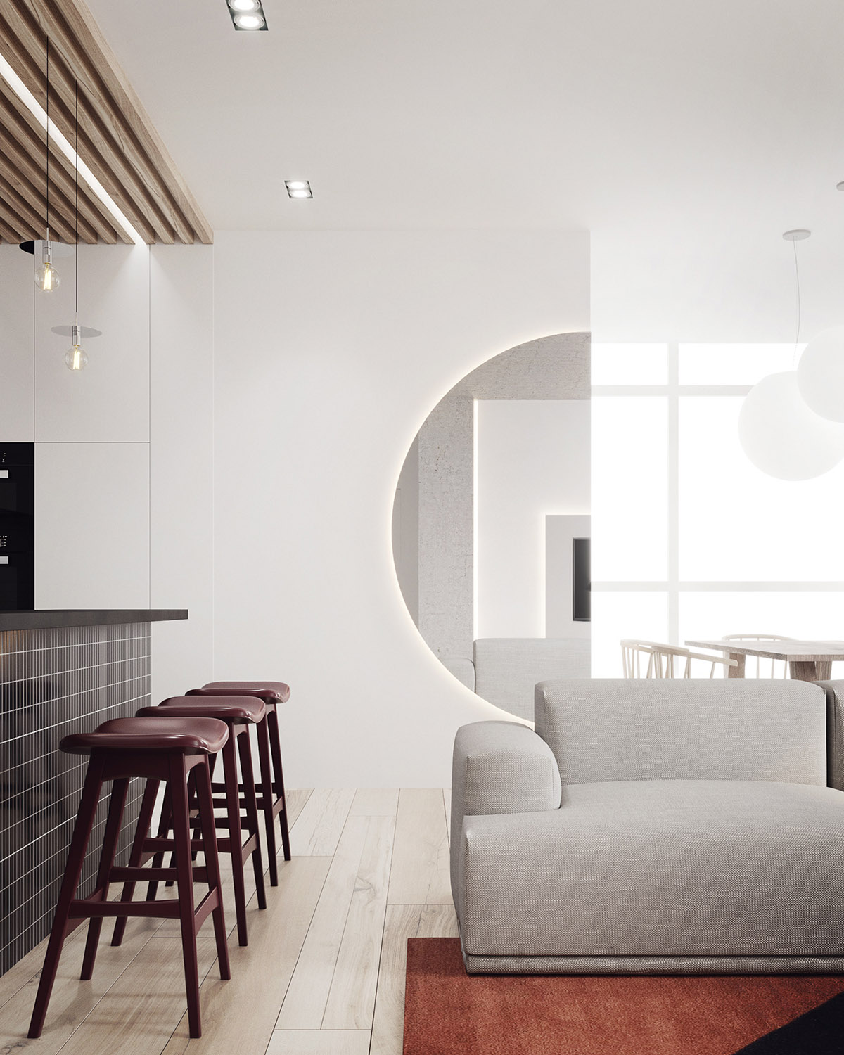 3个简约宁静的北欧风格公寓装修设计