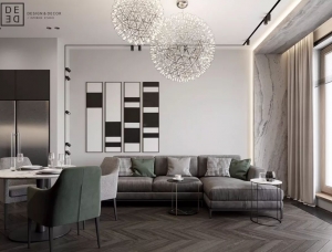 富有质感的俄罗斯现代公寓设计素材中国网精选