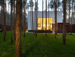 基辅松树林中的CUBE别墅设计16设计网精选