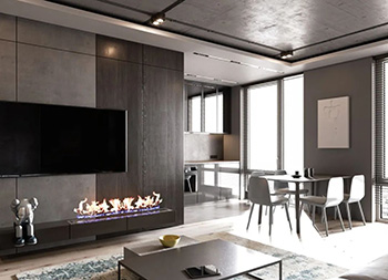 高级灰+轻工业风格打造魅力住宅空间16设计网精选