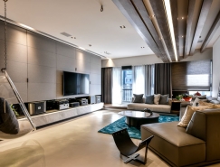 台北230平米现代风格住宅装修设计16设计网精选