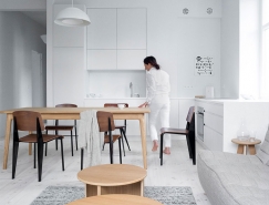 华沙精致美感的纯白公寓16设计网精选