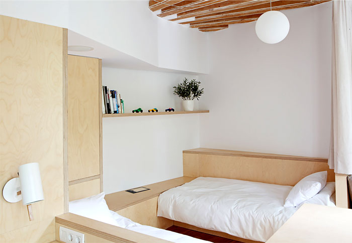 巴塞罗那Pujades11功能齐全的小型公寓设计