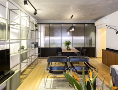 工业美学风格的现代气息公寓装修设计普贤居素材网精选