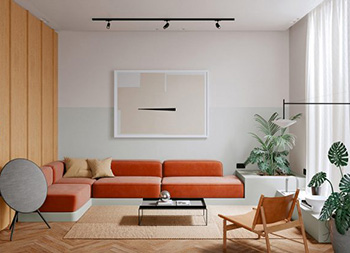 清新绿植+天然木纹！3间舒缓安静的住宅空间素材中国网精选