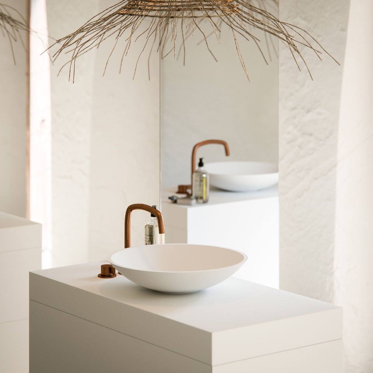40个优雅自然风的浴室设计